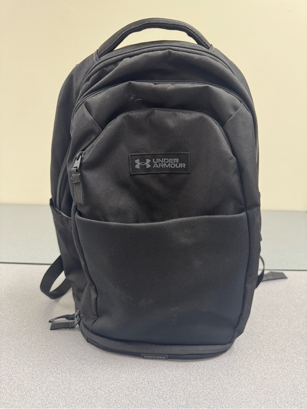 USED-Under Armour Black Backpack - Classic Everyday Pack